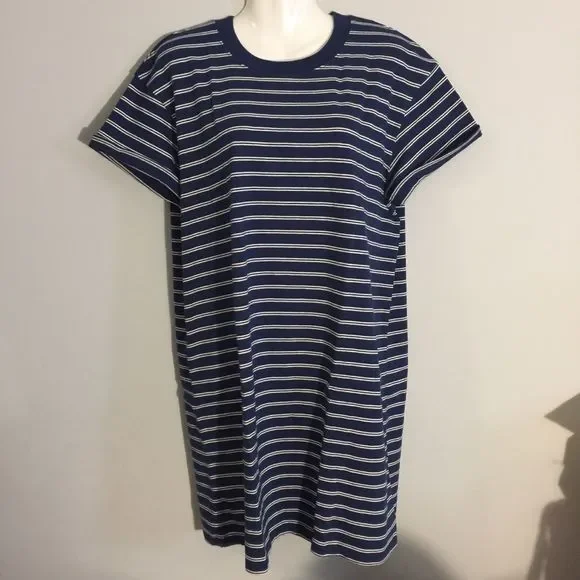 Madewell Tina Stripe T-Shirt Dress - Picture 4 of 7